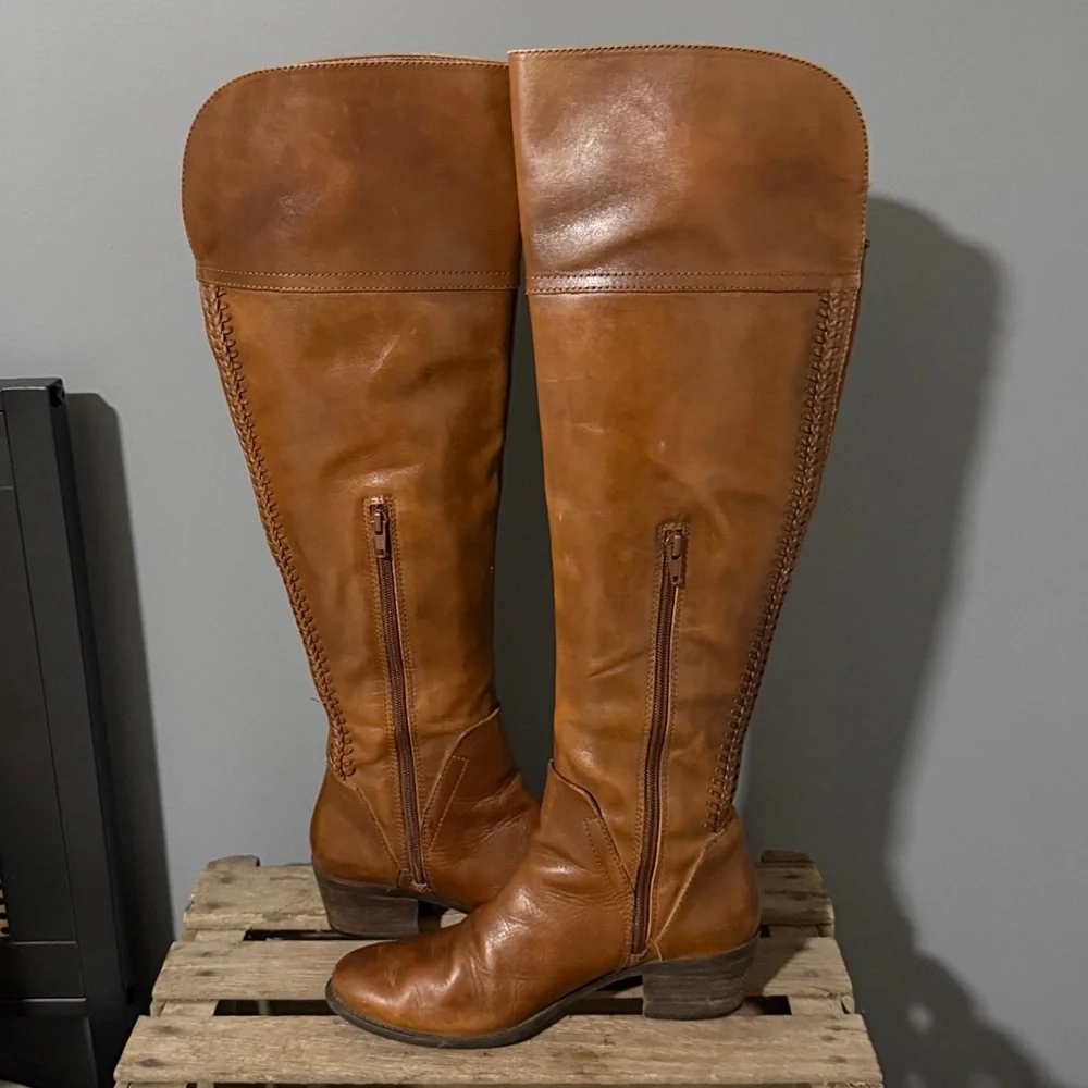 Vince Camuto Pedro‎ Over the Knee Riding Boots Size 7.5 A27